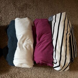 Maternity clothes lot; leggings, t-shirt, tank tops, shorts